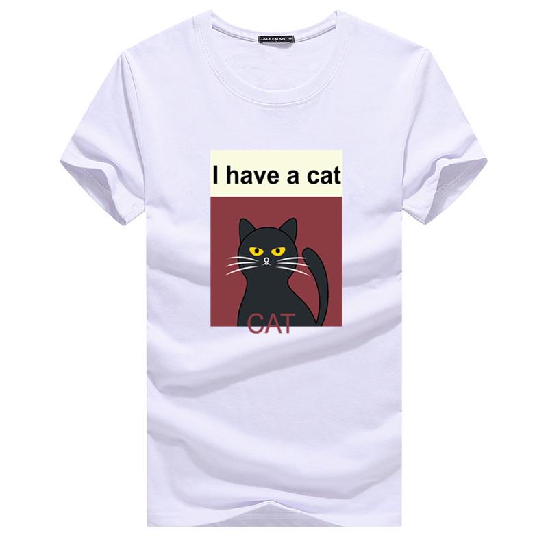 QICED Summer Short-sleeved T-shirt Men's O-neck Trend Bottom Shirt