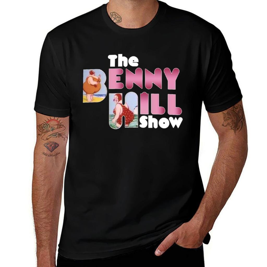 Benny Hill T-Shirt Short sleeve tee graphics summer tops mens t shirt graphic