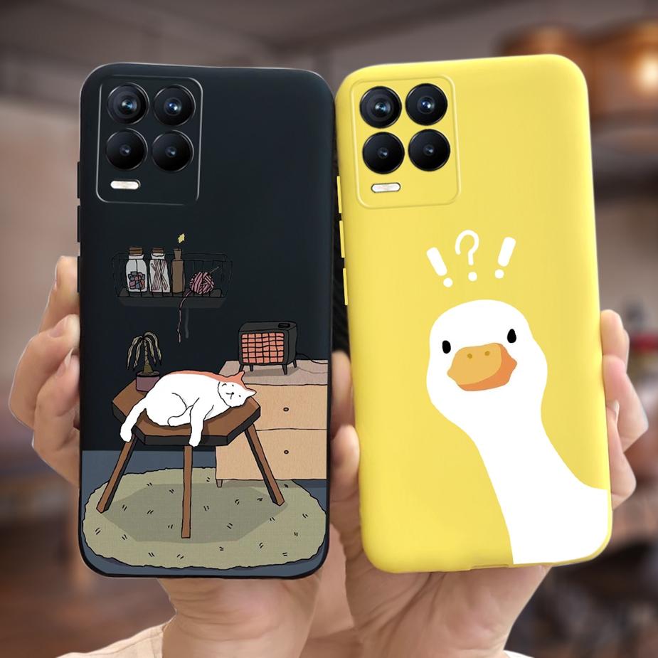 For Realme 8 4G Case Realme 8i Cute Fashion Painted Cover Soft Silicone Phone Case For Realme 8 Pro Realme8 8i Back Cover Bumper