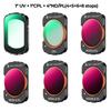 K&F CONCEPT Спортивный фильтр Effect для DJI Osmo Pocket 3 УФ CPL ND ND/PL Черный туман 1/2 1/4 1/8 LPR Звездный Широкоугольный фильтр Набор 1.2X