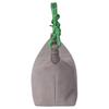 Miu Miu Gabardine Embroidered Logo Fabric Tote Bag Women handbags Aluminum Emerald-Green 5NE841_2IA7_F04S3