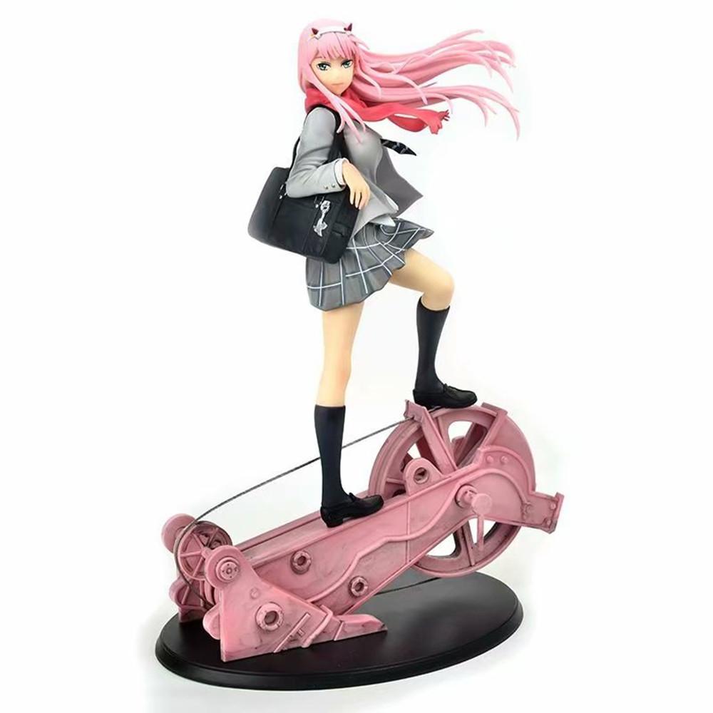 DARLING in the FRANXX 02 Аниме Фигурка Девушки Школьная Форма Ноль Два Сексуальная Экшн-Фигурка Фигурка Ичиго Взрослая Модель Кукла Игрушки