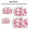 Cute Pink Cartoon Pony Area Rug, Cupcake Heart Theme Non-slip Mat, Decorative Carpet for Kids Girls Bedroom, Washable  Home Gift