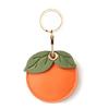 Leather Keychain Holder Case for Apple AirTag Cute Protective Air Tag Cover Keychain Ring Anti-Scratch Finder GPS Tracker Case