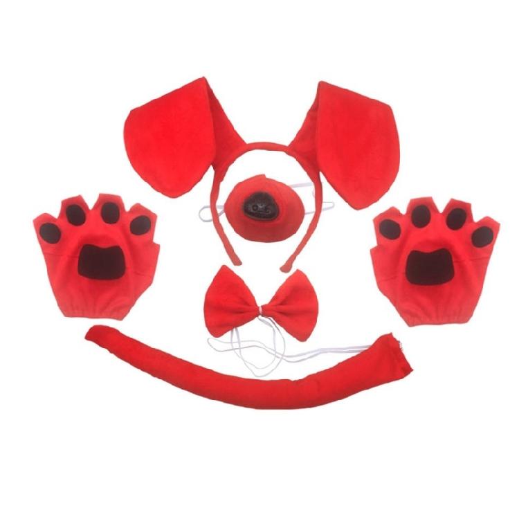 Наборы для переодевания животных Повязка на голову, хвост и бабочка для собак для детских дней рождения