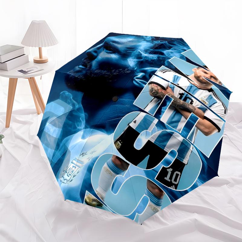1pc M-messi Umbrella, Sun Protection, And UV Shielding. It Has Eight Sturdy Ribs for Outdoor Use And Perfect As a Holiday Gift