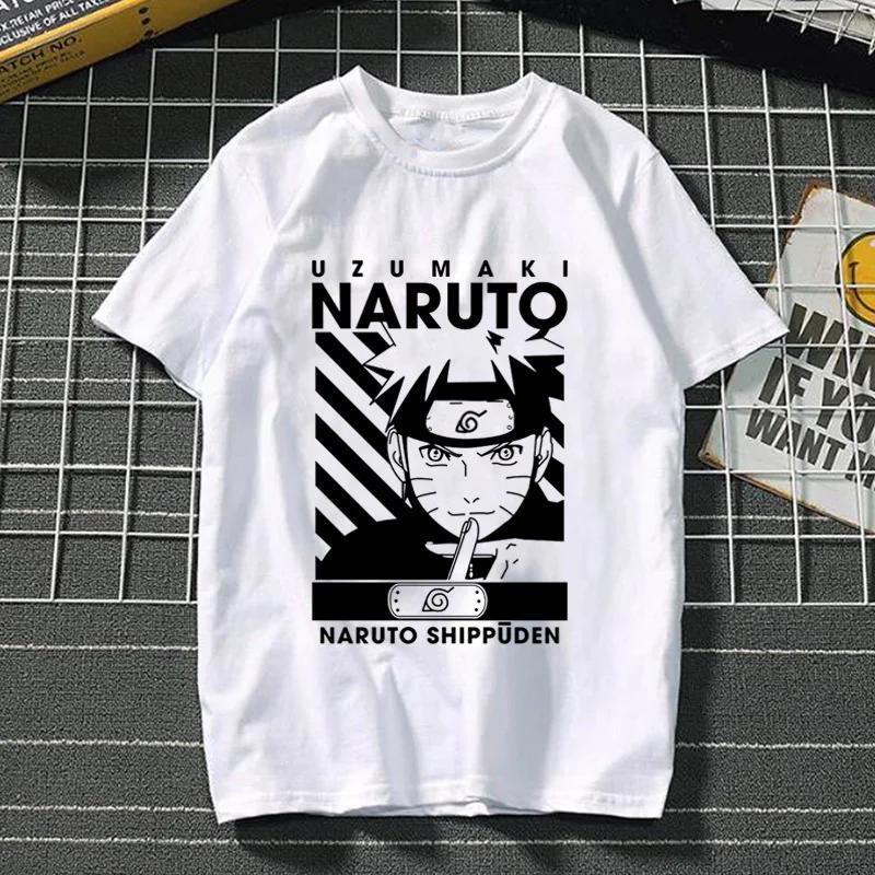 cotton top Japanese anime Naruto T-shirt graphic boys' T-shirt, short-sleeved top, Sasuke children's clothes, comic merchandise