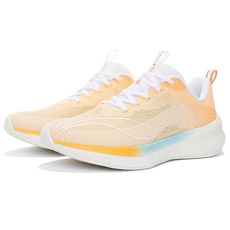 Кроссовки для бега Li Ning Red Rabbit 5 Pro Racing с низким верхом, женские кроссовки для бега флуоресцентно-желтого цвета ARMS004-12