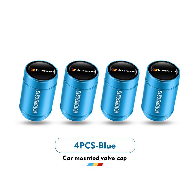 BLS1 Aluminium Car Wheel Tire Valve Air Caps Stem Cover Dustproof For BMW E84 E87 E90 E91 E92 E93 F10 F20 F30 F40 F15 F25 F26