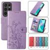 Кожаный чехол-книжка для Samsung Galaxy S26 S25 Edge S24 S23 Ultra S22 S21 S20 FE S10 S10E S9 Plus с держателем для карт Кошелек