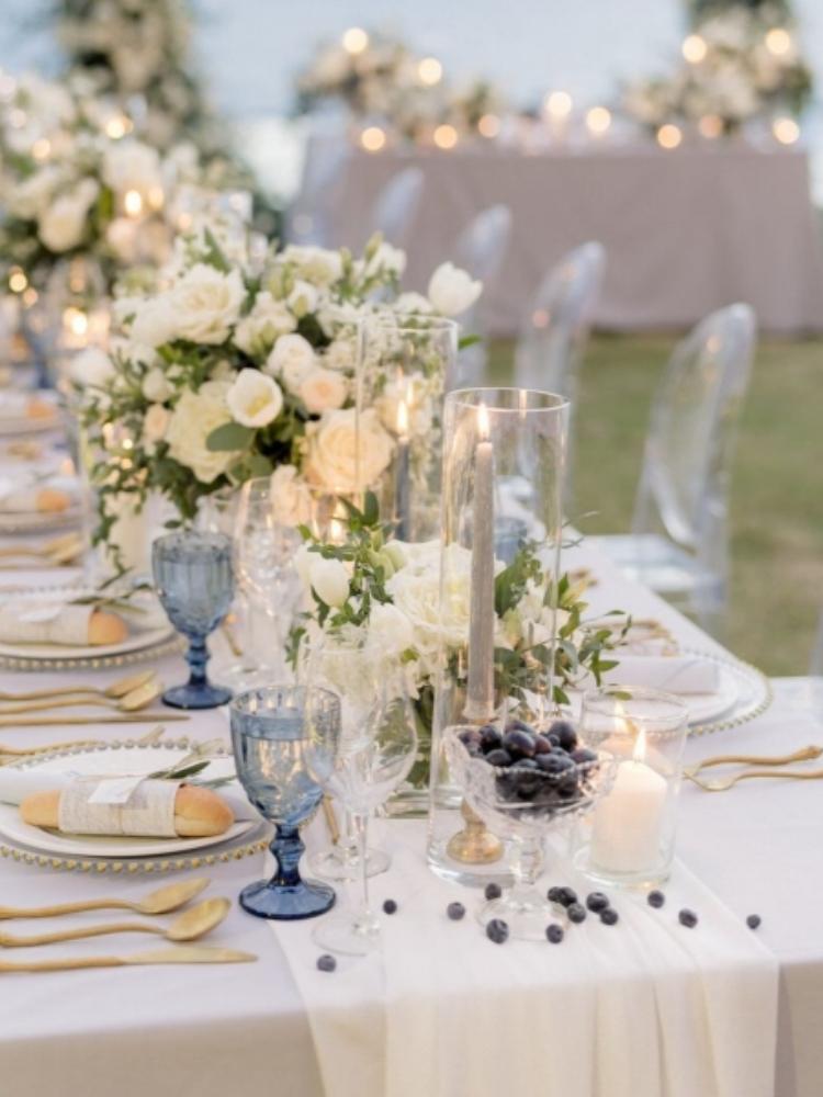 72 см x 305 см шифоновая дорожка для стола Пасхальная весна Бохо деревенская свадебная дорожка Прозрачные украшения для девичника