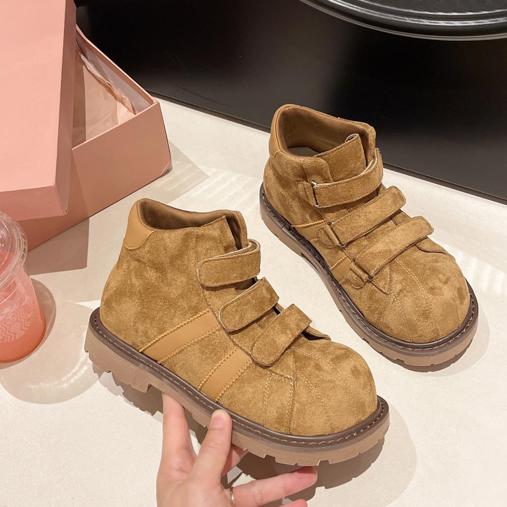 Platform Women's Ankle Boots Flats Designer Shoes Winter 2025 Fad Chelsea Boots New Walking Goth Leather Motorcycle Mujer Botas