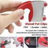 1 шт., антипригарный зажим для боковой части кастрюли, нержавеющая сталь, зажим для лопатки, подставки для ложек, боковой зажим для лопатки, зажим для фиксации кастрюли с супом