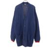 Beauty Products Made In Italy Long Sleeve Knit Cardigan M Blue Men's Used