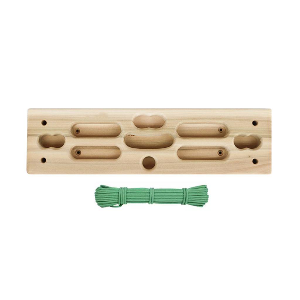 Wood Climbing Fingerboard Climbing Hangs Board Indoor Rock Climbing Fingerboard for Doorway Outdoor Indoor Enduring