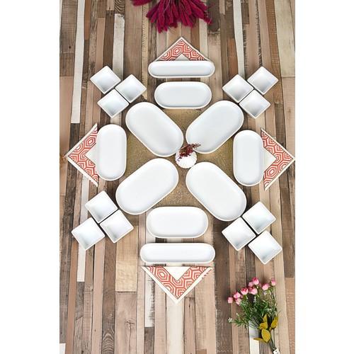 Набор и тарелка для завтрака серии Tita, 22 предмета