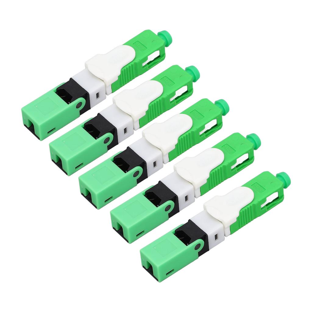 20 Sets Fiber Optic Cold Connector Single Mode SC Fiber Optical Fast Connector for FTTH Projects