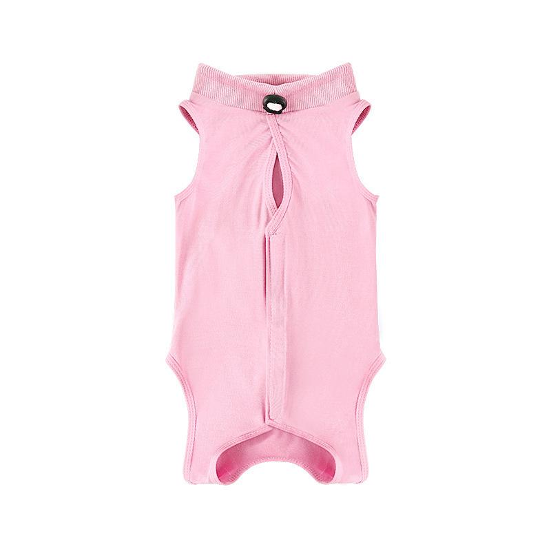 Cat Weaning Suit Anti-licking Recovery Clothes After Surgery Soft Puppy Kitten Jumpsuit Suit Pet Vest Clothing Summer Breathable Cotton Dog Clothing