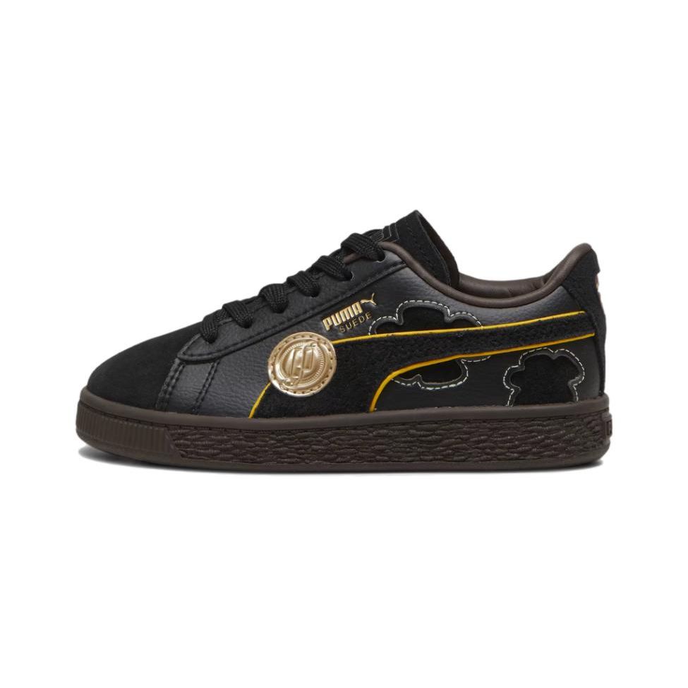 One Piece X Puma Suede Little Kid Blackbeard Kids Sneakers Dark-Chocolate 396725-01