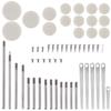 58pcs/lot Clarinet Repair Tools Kit Sound Hole Mat Pad Roller Reed Screws Springs Maintenance Set