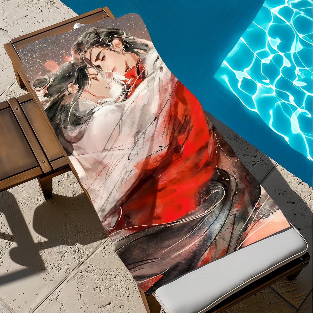 Anime H-heaven Towel Large O-officials Quick-Drying Microfiber soft Beach Towel for Travel Fitness Sauna Bathing Camping
