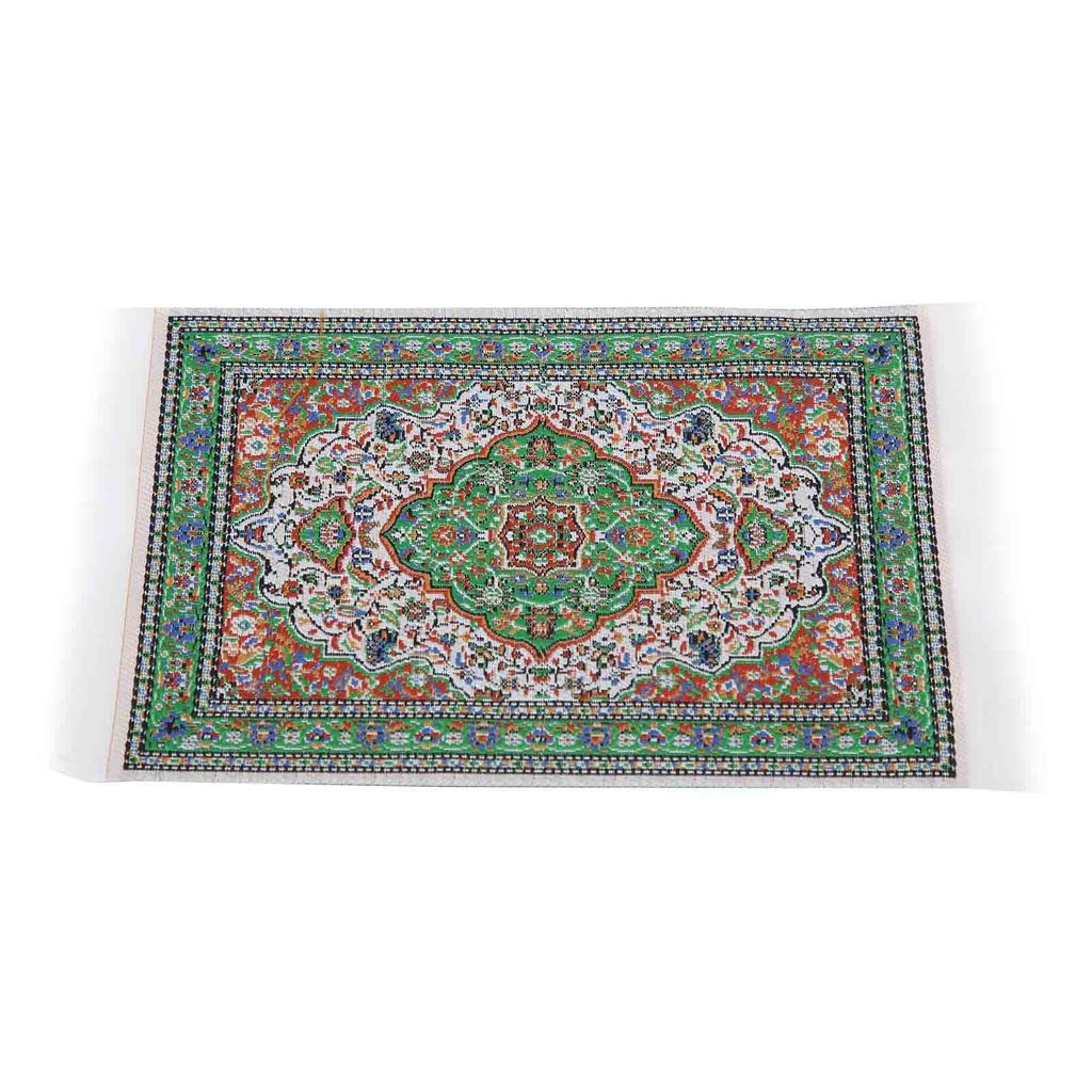 1:12 Dollhouse Miniature Carpet Exquisite Elegant Rug Doll House Living Room Decoration#2