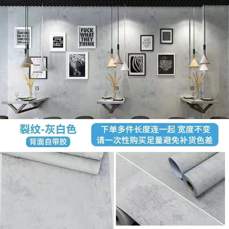 Виниловые обои  Водонепроницаемые самоклеящиеся обои  Цементно-серый контактная бумага для столешницы  Реновация кухонной и ванной мебели
