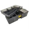 Plastic Fishing Tackle Box Double Layer Bait Storage Container Lure Hook Storage Case  Fishing Tool