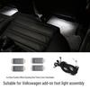 Светодиодная подсветка ног Volkswagen для Golf, Sagitar, Magotan, CC, Sharan, Passat, Tiguan и Bora