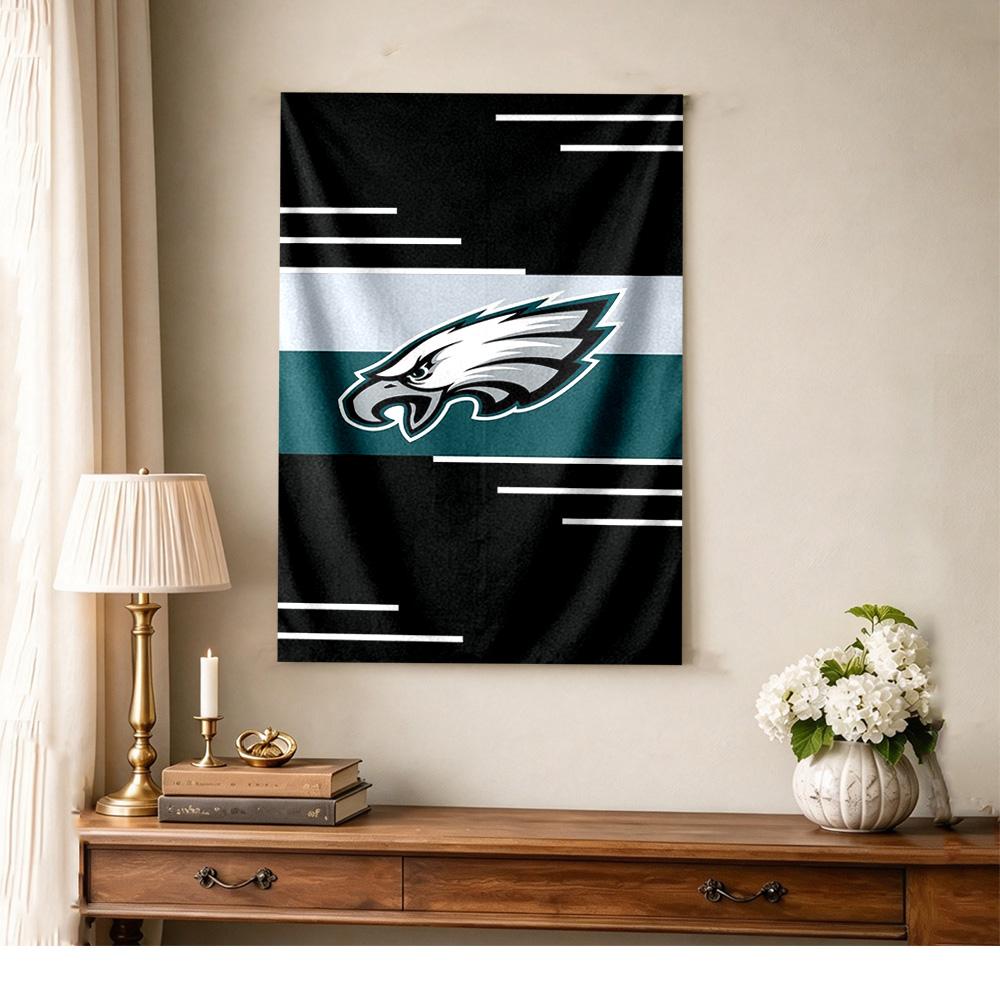 Philadelphia Eagles Retro Tapestry Retro Boho Ideal For Balcony Living Room Bedroom Yearround Exotic Pattern Gift For Birthday