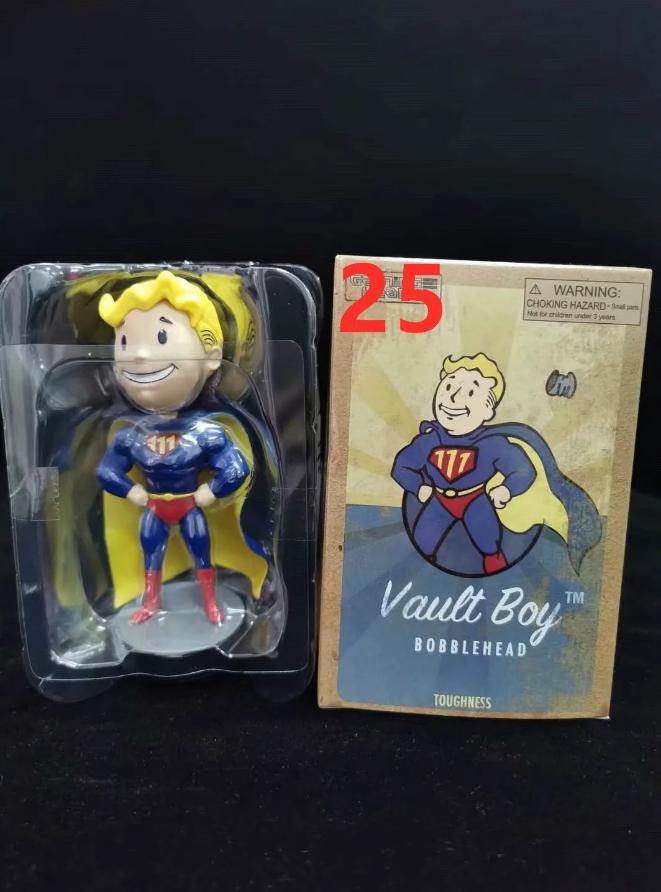 Милый Бобовая Голова Vault Boy Полный Набор Аниме Фигурка Действия Игрушки Статуя Коллекция Модель Кукла Настольное Украшение Дисплей Игрушки Подарки