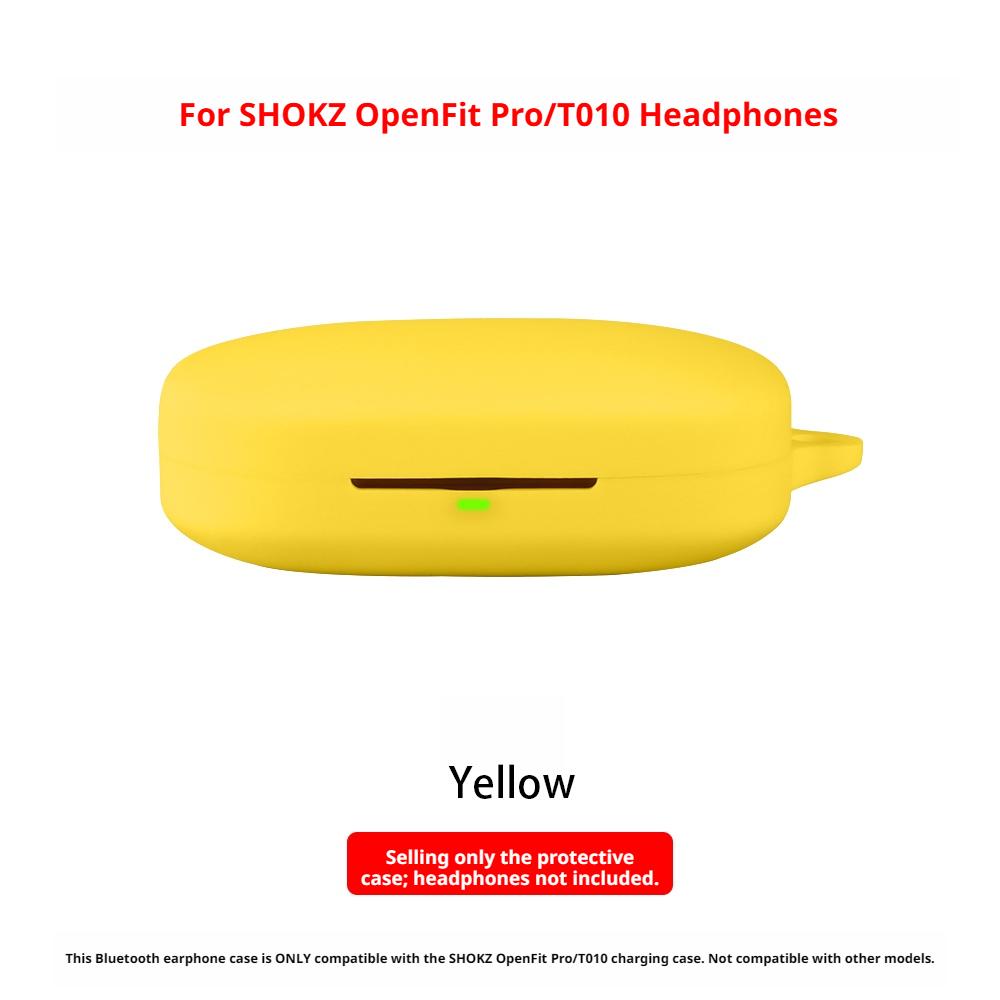 Soft Silicone Protective Case For Shokz Openfit Pro T010 Anti Scratch Shockproof Full Cover Charging Case Protector Electronics
