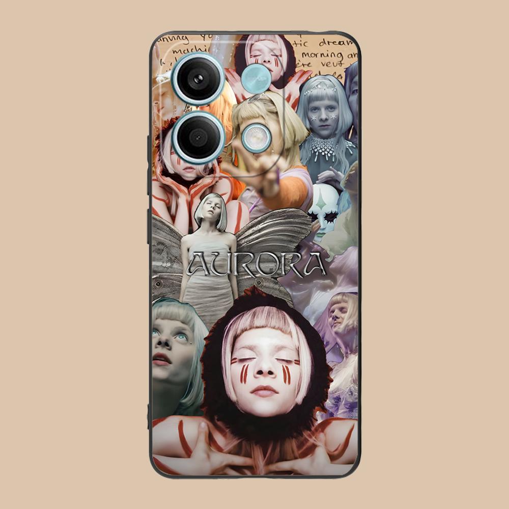 Aurora Aksnes Matte TPU Mobile Phone Case for POCO M7 M6 M5 M4 M3 X7 X6 X5 X4 X3 Pro GT 5G Colorful Printing Cover