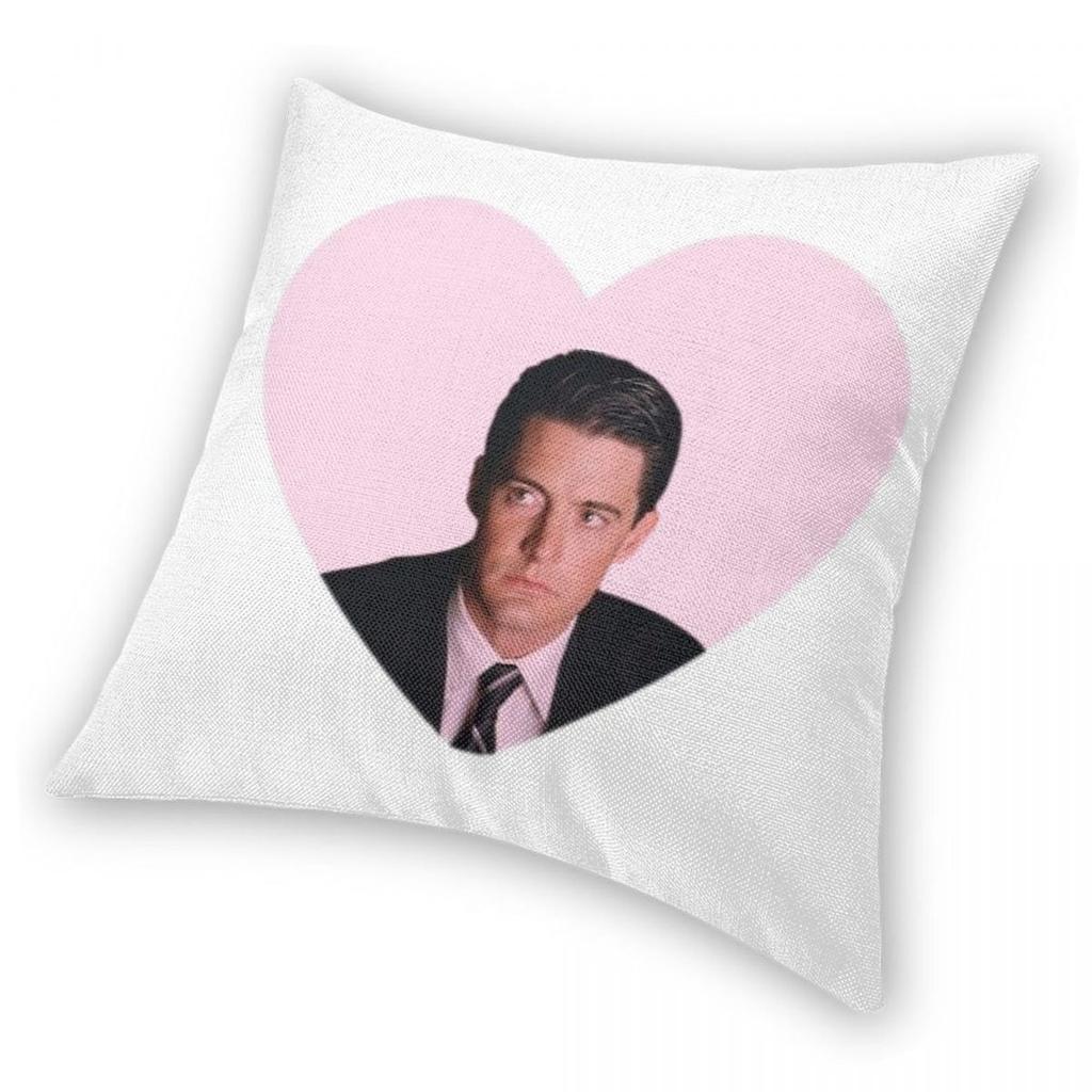 Twin Peaks Dale Cooper Kyle Maclachlan Pillowcase Polyester Linen Velvet Printed Zip Decorative Throw Pillow Case Car Cover 18"