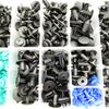 6-10Mm For All Cars Mixed Auto Fastener Clip Plastic Box-Packed Car Door Bumper Fender Liner Sealing Strip Fixed Clips 395Pc With Tool