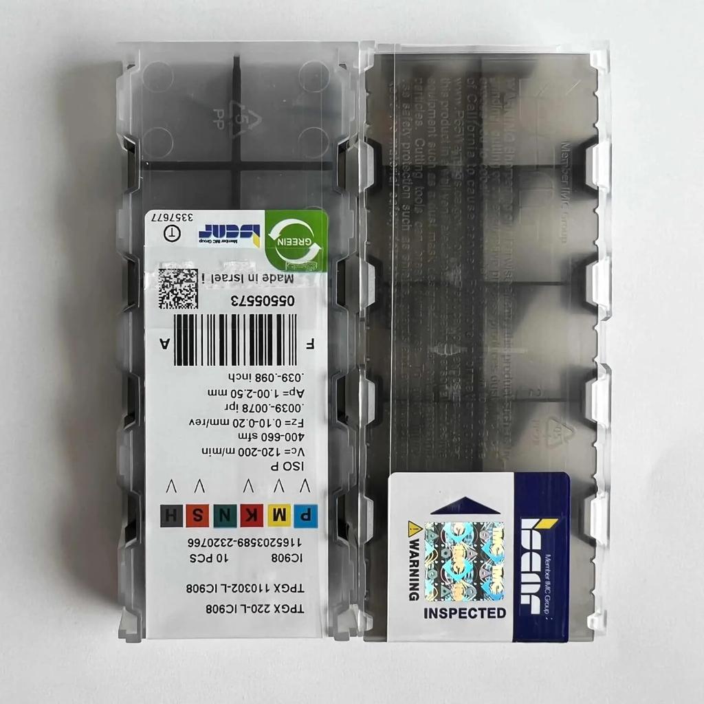 TPGX110302-L IC908 /Industrial indexable Carbide Inserts 10 PCS