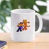 Movie Dog Man 300ml Cup Cartoon Dogman Children Ceramic Mugs Breakfast Coffee Cups Milk Tea Drinkware Kitchen Cup