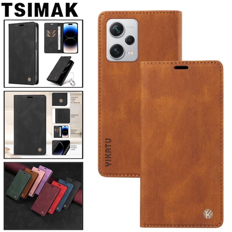 Флип-чехол из кожи для Xiaomi Redmi Note 8 9 10 11 12 Pro Plus 8T 9S 9A 9C 9T 10A 10C 10S 11S 12S 12C 4G 5G Чехол-кошелек для телефона