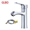 Смеситель для раковины GLBO, одно отверстие, горячая и холодная вода