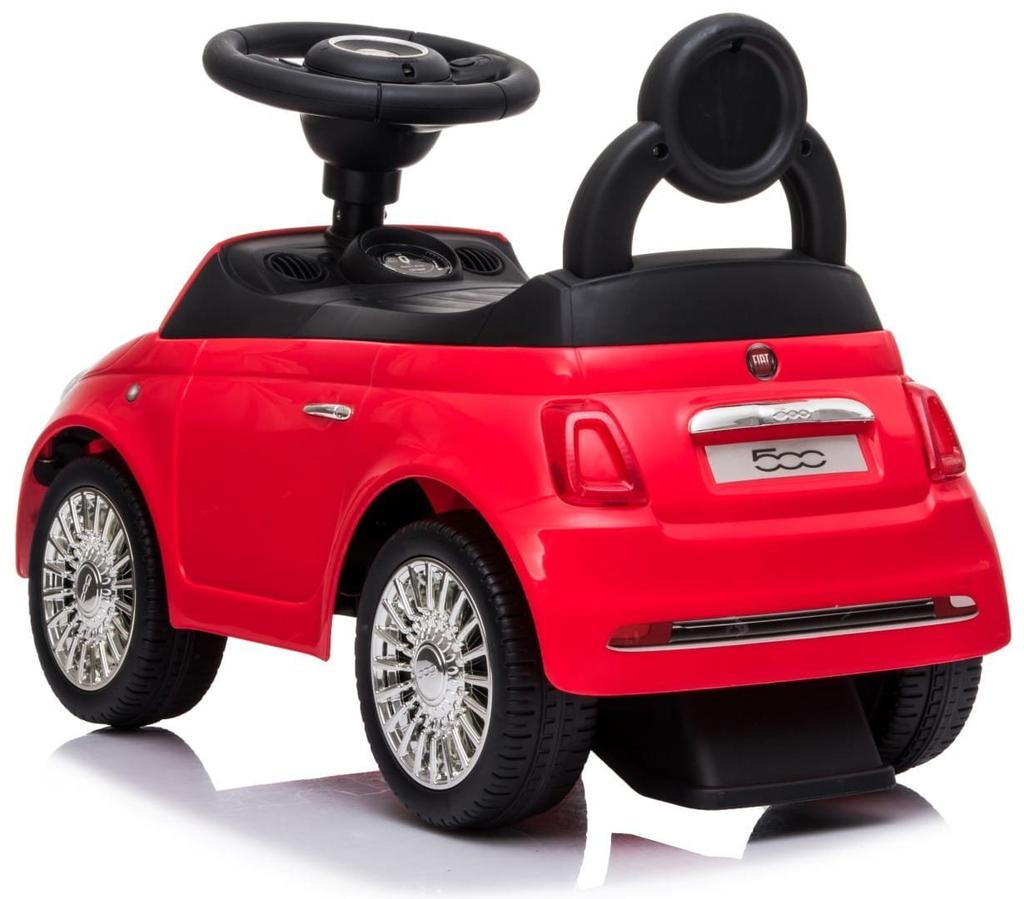 Jeździk Pchacz Chodzik Fiat 500 Corallo Czerwony