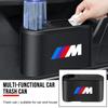 Trash Can Auto Emblem Garbage Box Bin Storage Car Accessories For BMW E93 F10 F20 F30 F40 F15 F25 F26 F31 F49 F86 M3 M5 X3