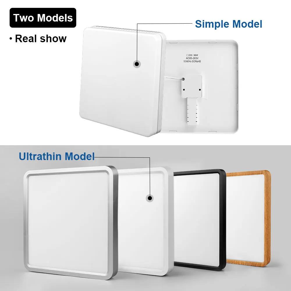 Новый ультратонкий светодиодный потолочный светильник 2,4 см для дома и кухни, современные потолочные светильники для спальни, квадратный верхний светильник для гостиной, светодиодные потолочные светильники