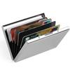 Fashion Aluminum Antimagnetic Card Holder Women Men Metal Credit Card Business Card Holders Organizer Purse Wallet