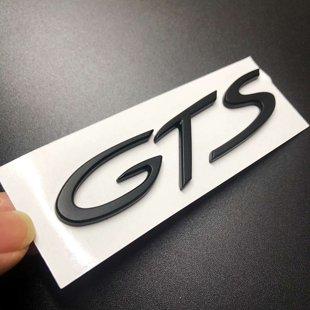 Cayears GTS GT1234 RS Пластик ABS Наклейка Значок Декали Гоночная Эмблема Подходит После 2012 Для Porsche Авто Автомобиль Кузов Задняя Крышка Багажника