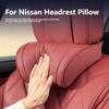 Подушка для шеи из латекса и пены с эффектом памяти для Nissan Rogue Sentra Kicks X-Trail Juke Versa Patrol Altima, Подушка для поясницы, Автомобильная поддержка поясницы