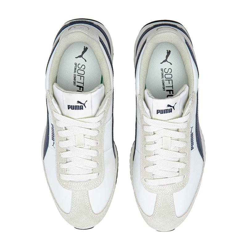 PUMA R78 Nylon Abrasion Resistant Low top Casual Shoes Unisex White Blue 399250-16