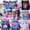 K-POP Huntrix & Saja Boys Фланелевое одеяло Горячее аниме-одеяло для дома, гостиной, путешествий, кемпинга, офиса, сна, подарок для фаната