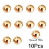 10 шт. 6/8/9/10/12/15/18/20 мм DIY Золотая металлическая пуговица-гвоздь для одежды/сумки/обуви, винты с круглой головкой, гвоздь-болт, заклепки-грибки, заклепки на ремешке