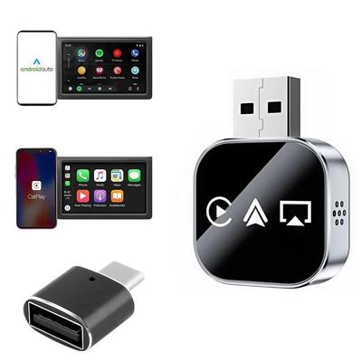 2025 Улучшение 3 в 1 Беспроводной адаптер Carplay Mirror Link Мгновенное проводное в беспроводное преобразование Plug & Play для проводного Carplay