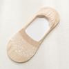 Breathable Invisible Boat Socks Hollow Crew Socks Simple Lace Socks